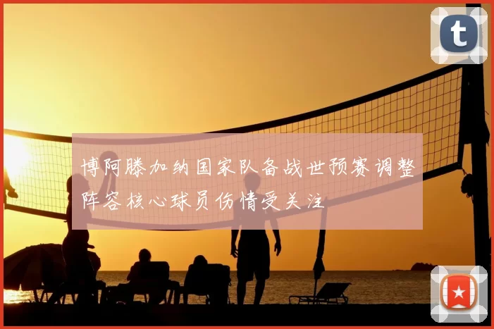 博阿滕加纳国家队备战世预赛调整阵容核心球员伤情受关注